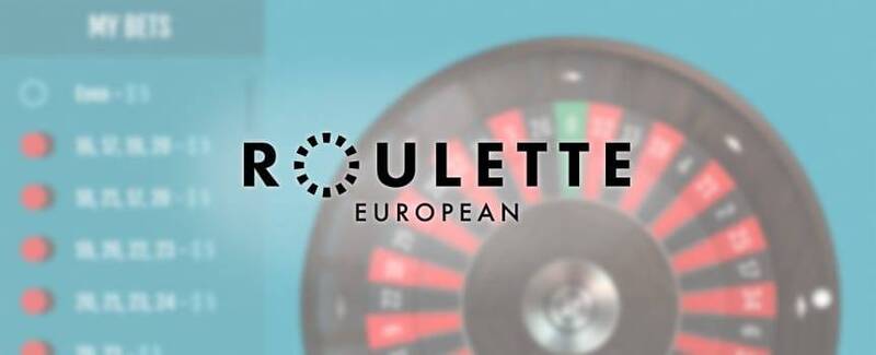 Roulette European no cassino online